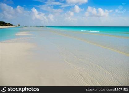Holbox Island turquoise beach in Quintana Roo of Mexico