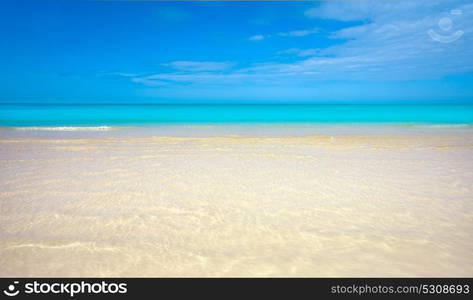 Holbox tropical Island beach in Quintana Roo of Mexico