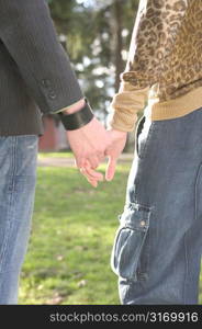 Holding Hands In The Park