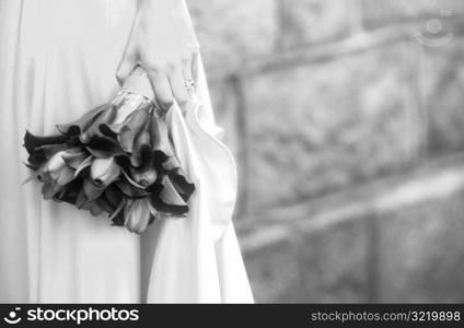 Holding the Bridal Bouquet