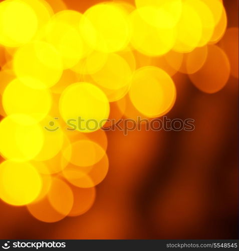 Holiday abstract red and yellow lights can be used for background