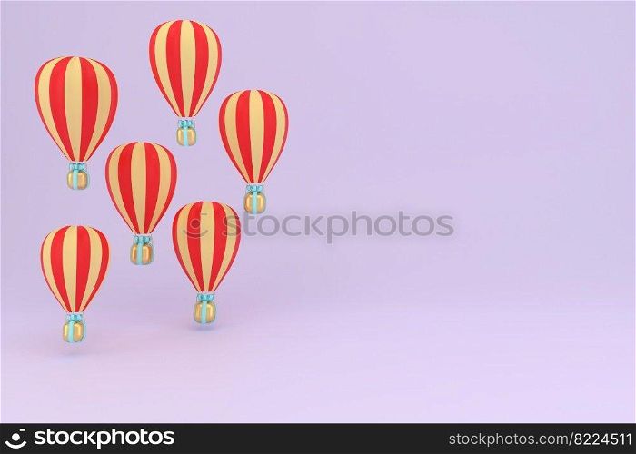 Holiday background concept. Balloons gift box floating.Creative design. Graphic card 3d illustration. Billboard banner template invitation ticket mockup with copy space. 3d. Holiday background concept. Balloons gift box floating.Creative design. Graphic card 3d illustration. Billboard banner template invitation ticket mockup with copy space.