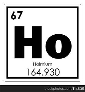 Holmium chemical element periodic table science symbol