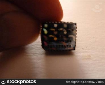 hologram on a chip on white