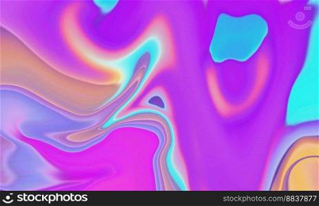 Holographic liquid grainy background illustration