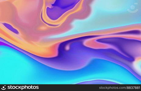 Holographic liquid grainy background illustration