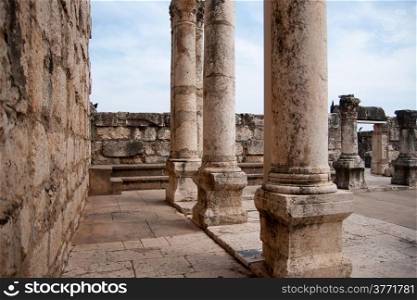 Holy christianity place in Israel Kineret lake - kapernaum