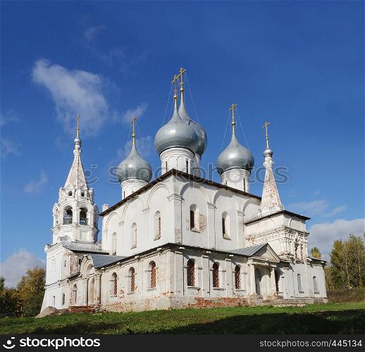 Holy Cross Cathedral (1658) in Tutaev town, Yaroslavl region, Golden Ring of Russia