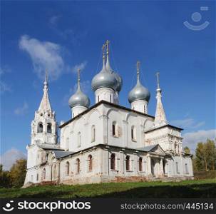 Holy Cross Cathedral (1658) in Tutaev town, Yaroslavl region, Golden Ring of Russia