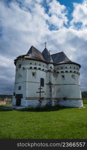 Holy Intercession Church-Fortress XIV-XVIII centuries. Sutkivtsi village, Khmelnytsky region, Ukraine.