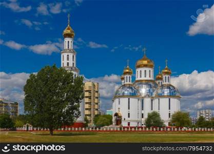Holy Resurrection Cathedral in Brest at summer day, Belarus