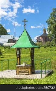 Holy source of St. Pachomius Nerekhtsky in the village of Trinity, Nerekhta district, Kostroma region, Russia.