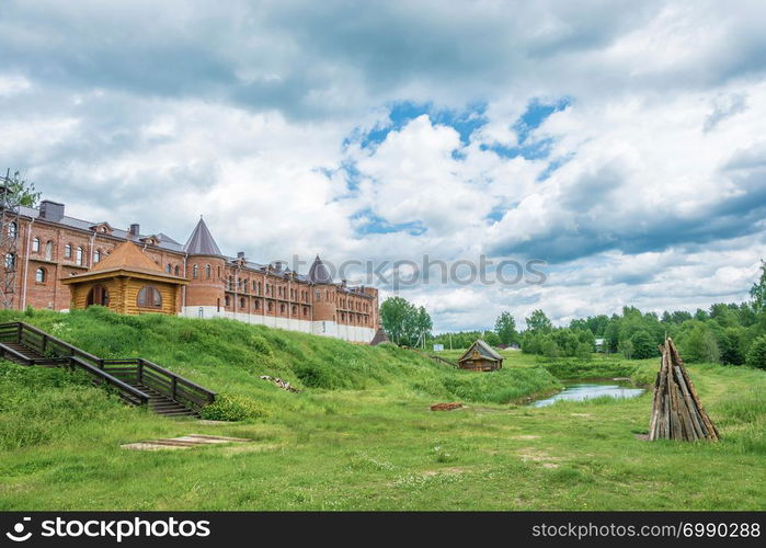 Holy source of St. Sergius of Radonezh, Anthony and Theodosius of the Caves, Solba, Pereslavl district, Yaroslavl region, Russia.