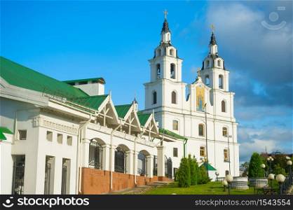 Holy Spirit Cathedral in Old Town of Minsk, Belarus