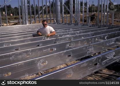 Home building with aluminum studs