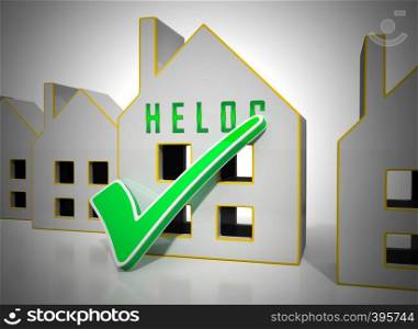 Home Equity Line Of Credit Symbol Representing Capital Release From Property. Owner Fund Or Loan From Realty Asset - 3d Illustration