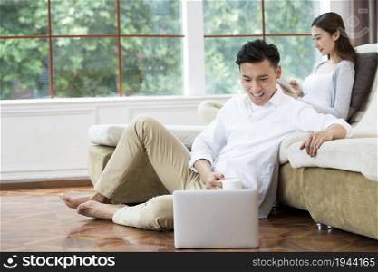 Home life of a young couple
