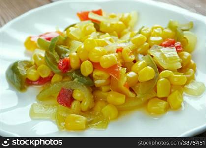 Homemade Canned Pickled Corn relish