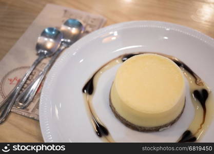 Homemade cheese cake with chocolate and cream&#xA;