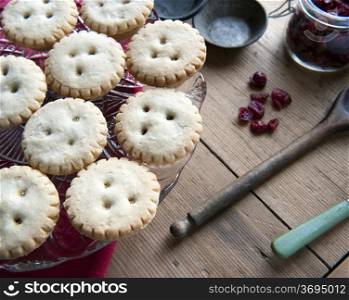 Homemade Mince Pies, Made With Cranberries