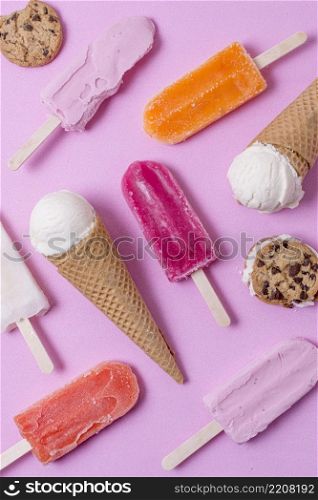 homemade popsicle ice cream cones