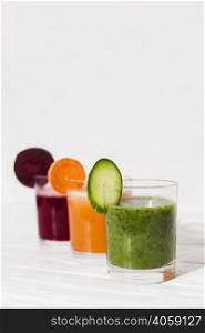 homemade vegetable smoothies