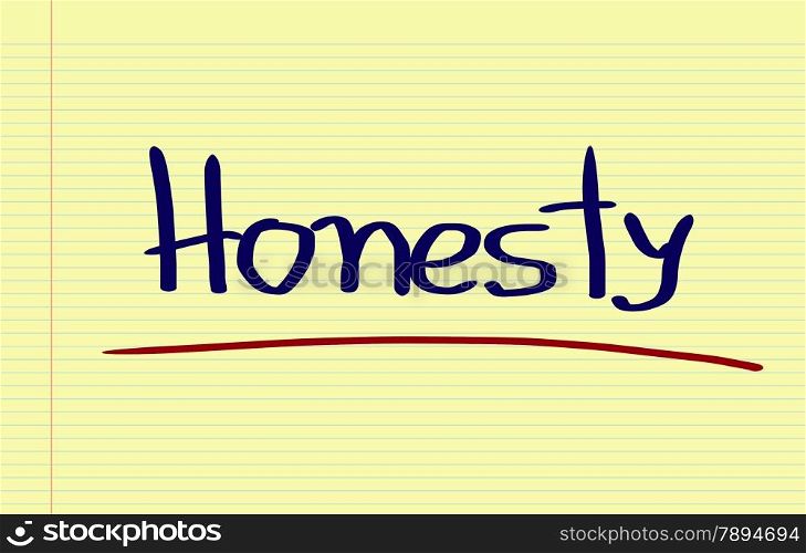 Honesty Concept