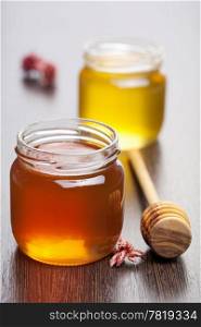 honey in jar