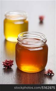 honey in jars