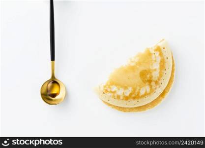 honey stain golden spoon