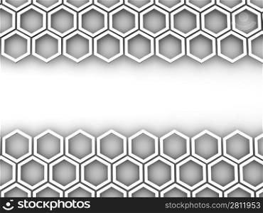 Honeycomb. Background. 3d