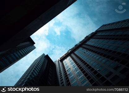 Hong Kong modern skyscraper building, Hong Kong cityscape