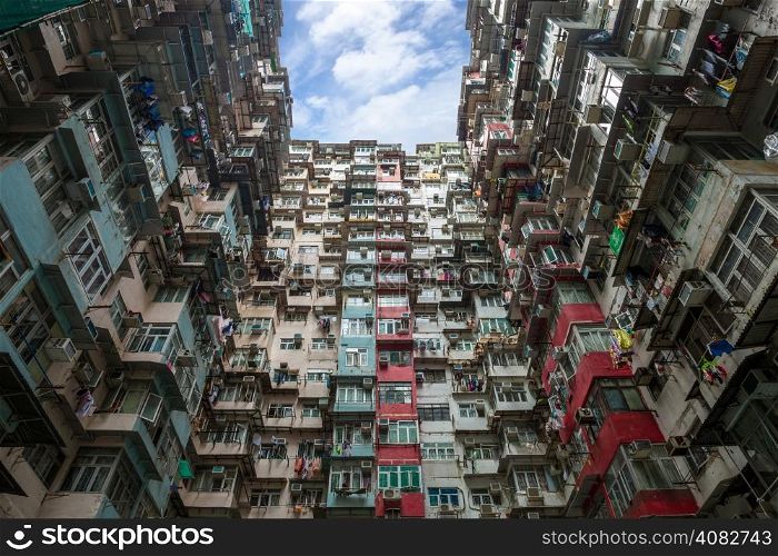 Hong Kong Residential flat Building Skyline