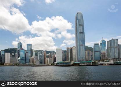 Hong Kong Skyline from Victoria Harbour