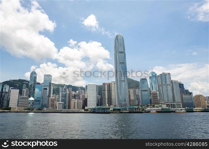 Hong Kong Skyline from Victoria Harbour