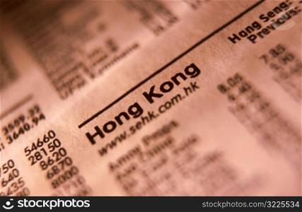 Hong Kong Stock Listings