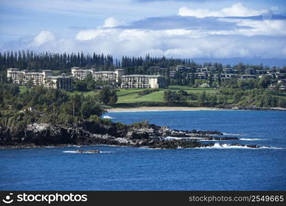 Honolulu, Hawaii coast.