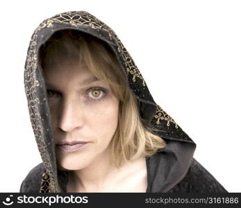 Hooded woman