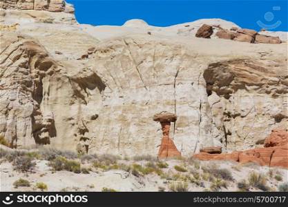 Hoodoo formations in Utah, USA.