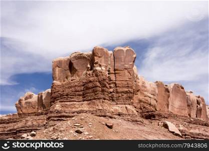 hoodoo rock formations at utah national park mountains