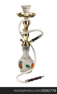 Hookah on the white background. (isolated)