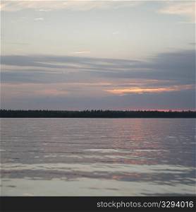 Horizon sky over Lake of the Woods, Ontario