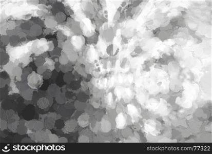 Horizontal black and white blots on canvas illustration background. Horizontal black and white blots on canvas illustration