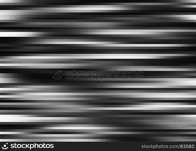 Horizontal black and white digital cubes illustration background. Horizontal black and white digital cubes illustration background