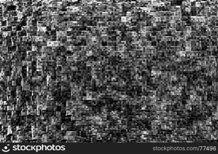 Horizontal black and white extruded cubes illustration background. Horizontal black and white extruded cubes illustration backgroun