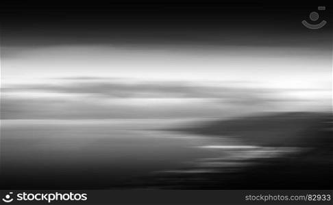 Horizontal black and white landscape abstraction . Horizontal black and white landscape abstraction background hd
