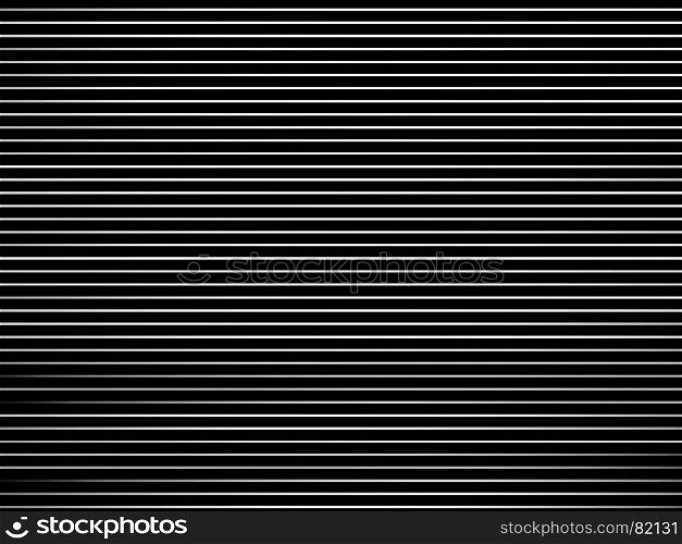 Horizontal black and white lines illustration background. Horizontal black and white lines illustration background
