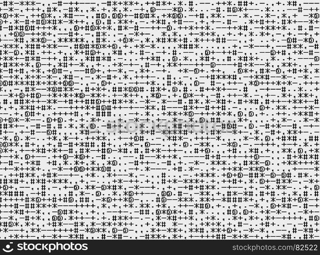 Horizontal black and white text symbols illustration background hd
