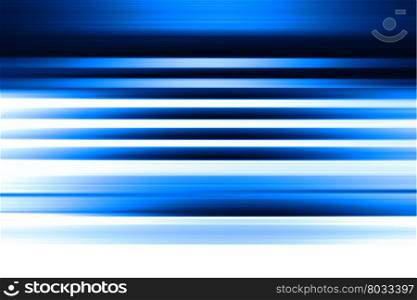 Horizontal blue motion blur abstract background