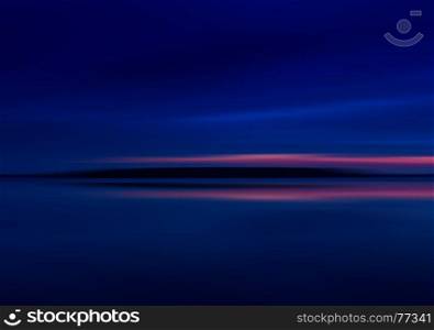 Horizontal deep vivid sunset on mountain smooth lake abstraction backdrop. Horizontal deep vivid sunset on mountain smooth lake abstraction